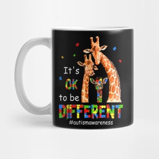 Autism Awareness Teacher Its Ok To Be Different Mug